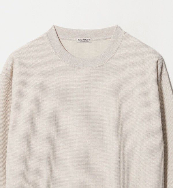 BEAUTY&YOUTH UNITED ARROWS「メランジ ワッフル バルーン カットソー」|Tシャツ・カットソー|