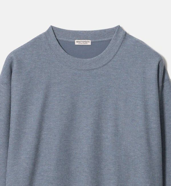 BEAUTY&YOUTH UNITED ARROWS「メランジ ワッフル バルーン カットソー」|Tシャツ・カットソー|