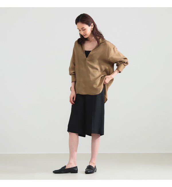 Demi-Luxe BEAMS 「クリース オーバー ショートパンツ」|チノ|
