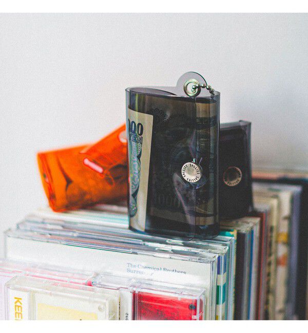 bPr BEAMS「SALLIES / Pocket Pal ミニマル ウォレット」|財布|GREY