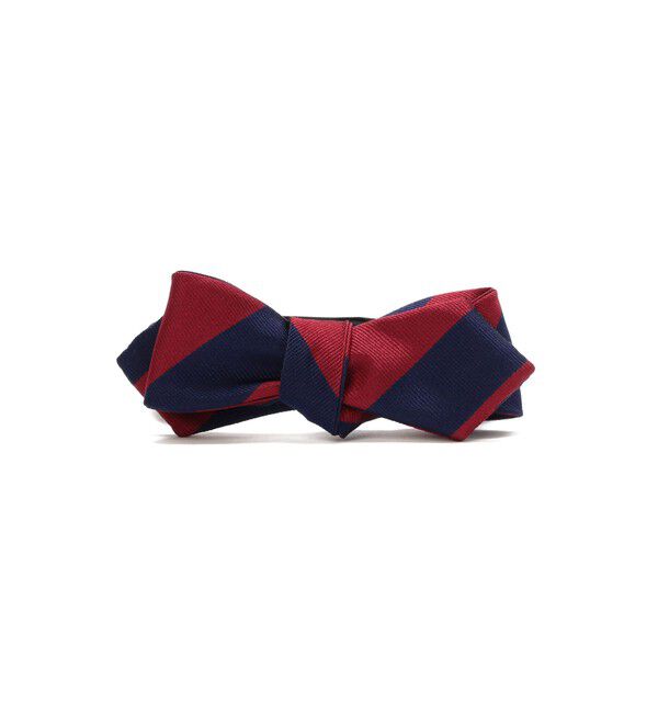 BEAMS PLUS「BEAMS PLUS / Silk Bow Tie Regimental Stripe」|ネクタイ・蝶ネクタイ|WINE
