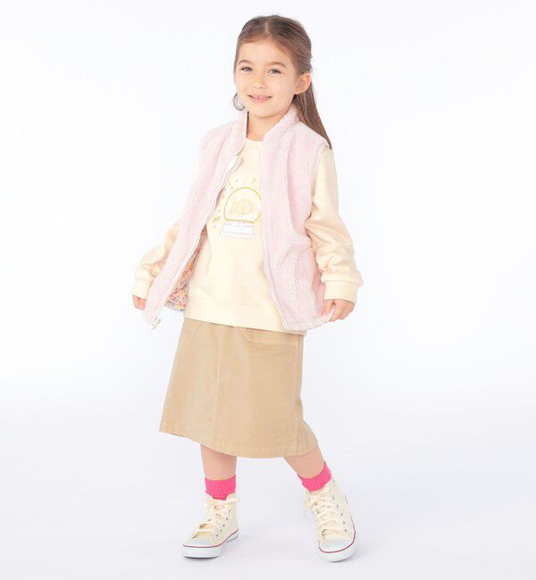SHIPS KIDS「【SHIPS KIDS別注】Gramicci:100～150cm / トラぺーズ スカート」|台形|