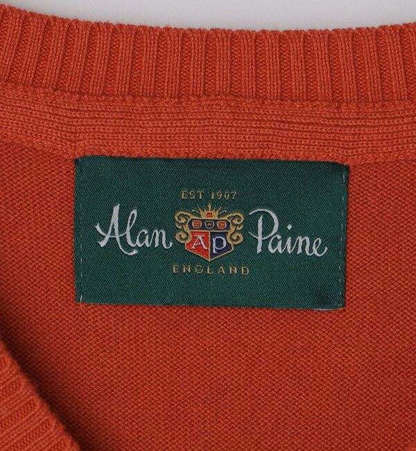 SHIPS「ALANPAINE: 14ゲージ コットン Vネック ニット」|ニット・セーター|