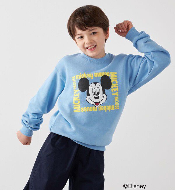 SHIPS any「【SHIPS any別注】GOOD ROCK SPEED/ミッキーマウス/プリント スウェット<KIDS>」|スウェット・ジャージ|ライトブルー