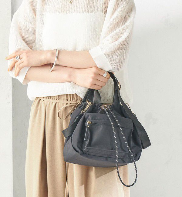SHIPS for women「【WEB限定】Hyman Roth:〈撥水加工〉ナイロン ミニバッグ」|ショルダー・メッセンジャー|