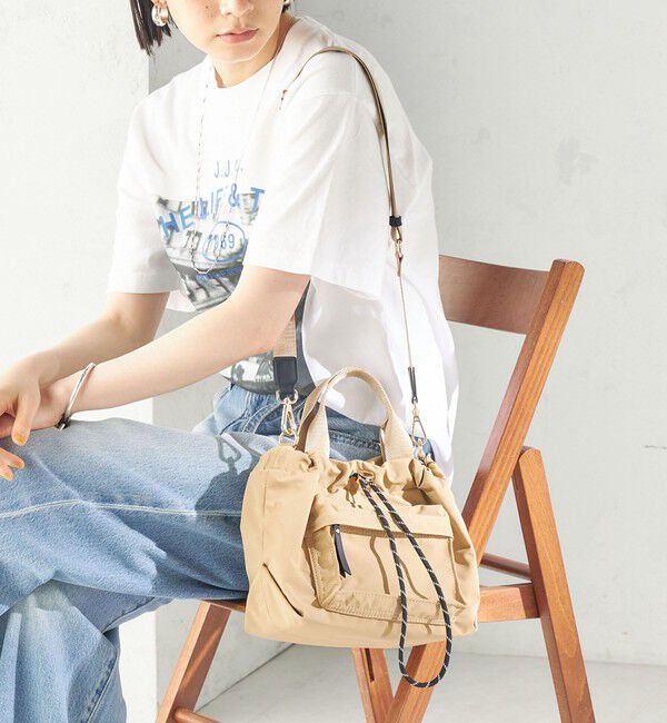 SHIPS for women「【WEB限定】Hyman Roth:〈撥水加工〉ナイロン ミニバッグ」|ショルダー・メッセンジャー|