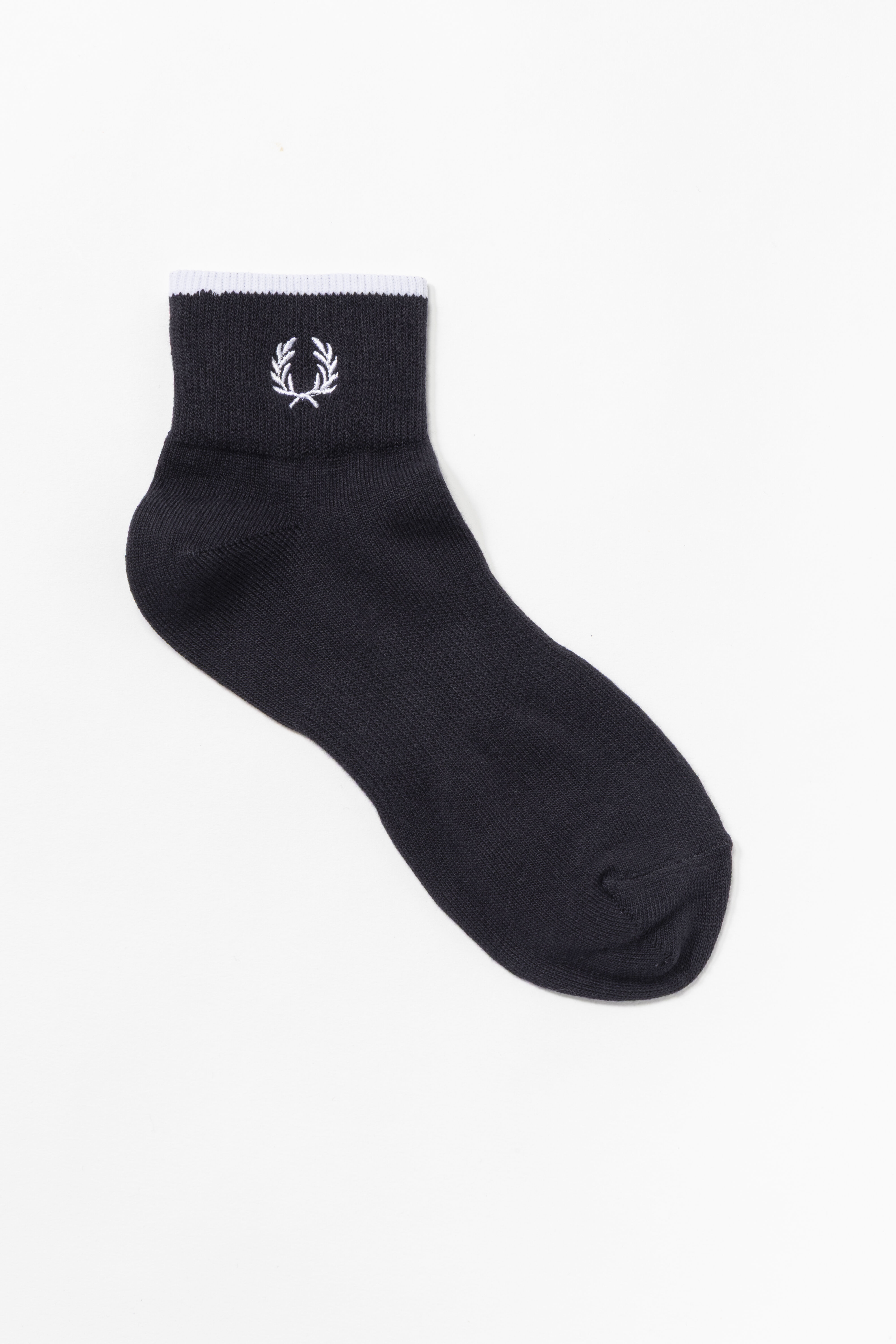 FRED PERRY 「FRED PERRY／Single Tipped Short Socks／シングルティップショートソックス」|ソックス|NAVY / WHITE