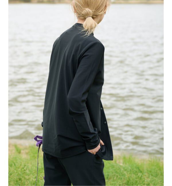 OUTDOOR PRODUCTS Usual Things「ACTIVE WEAR テレコクルーネックスナップカーディガン」|カーディガン|