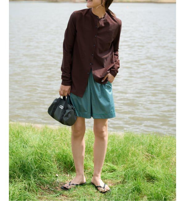 OUTDOOR PRODUCTS Usual Things「ACTIVE WEAR テレコクルーネックスナップカーディガン」|カーディガン|