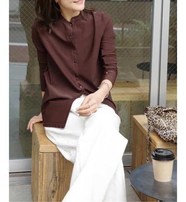 OUTDOOR PRODUCTS Usual Things「ACTIVE WEAR テレコクルーネックスナップカーディガン」|カーディガン|