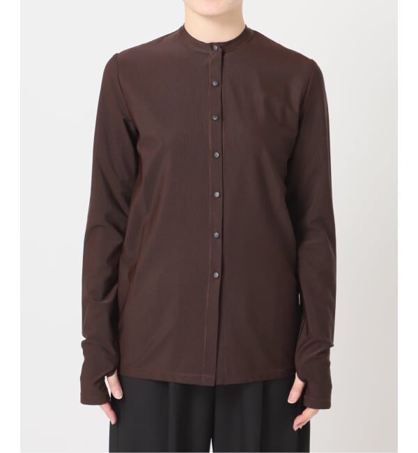 OUTDOOR PRODUCTS Usual Things「ACTIVE WEAR テレコクルーネックスナップカーディガン」|カーディガン|