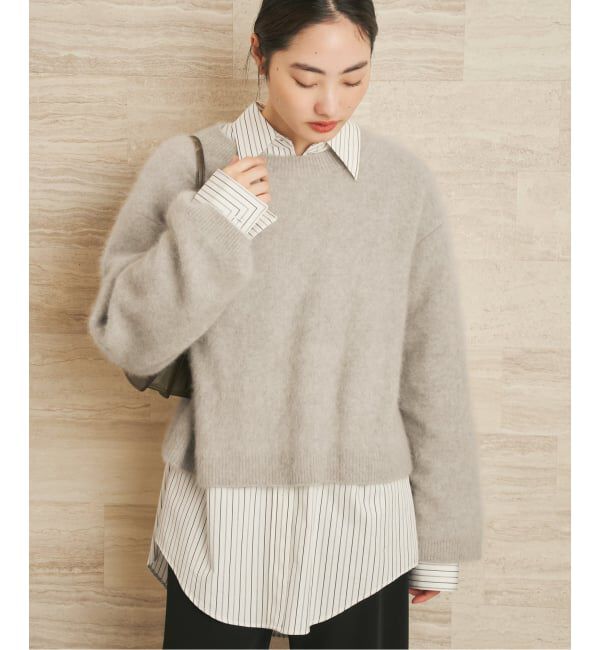 Plage「《WEB限定追加予約》Fur Essential ニット」|ニット・セーター|