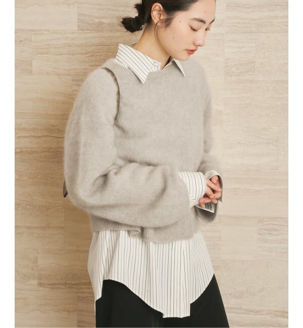 Plage「《WEB限定追加予約》Fur Essential ニット」|ニット・セーター|