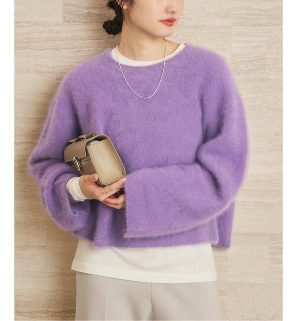 Plage「《WEB限定追加予約》Fur Essential ニット」|ニット・セーター|