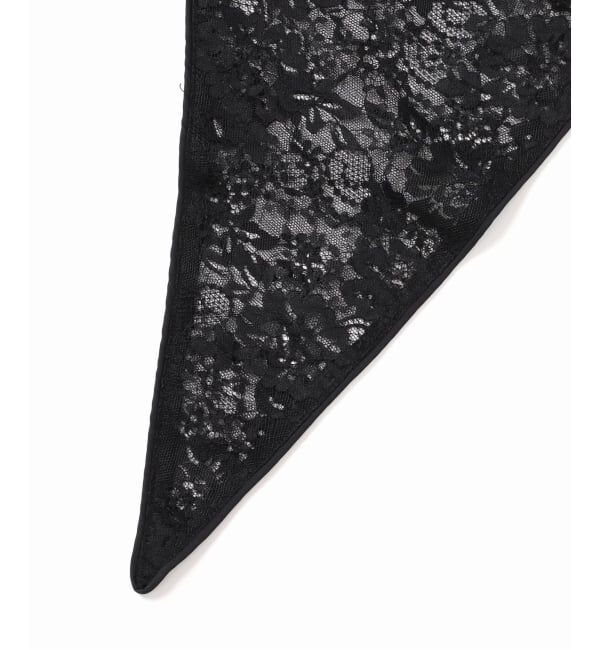 JOURNAL STANDARD「《追加2》【LAYAS/レイヤーズ】 LACE TRIANGLE SCARF」|バンダナ・スカーフ|