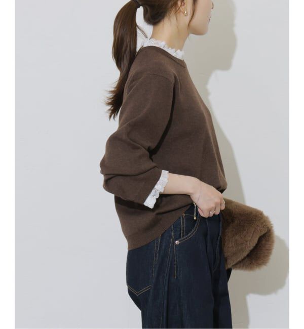 JOURNAL STANDARD relume「《予約》フルニードルレースプルオーバー」|ニット・セーター|