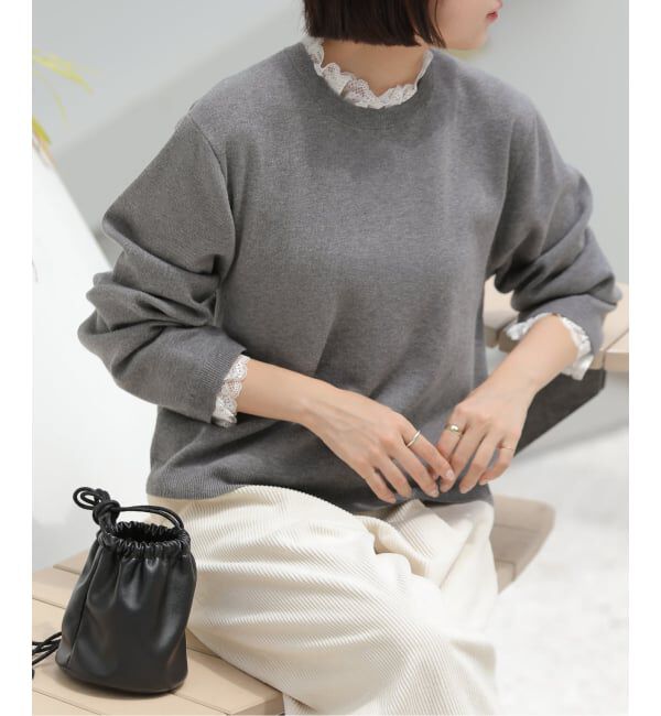 JOURNAL STANDARD relume「《予約》フルニードルレースプルオーバー」|ニット・セーター|