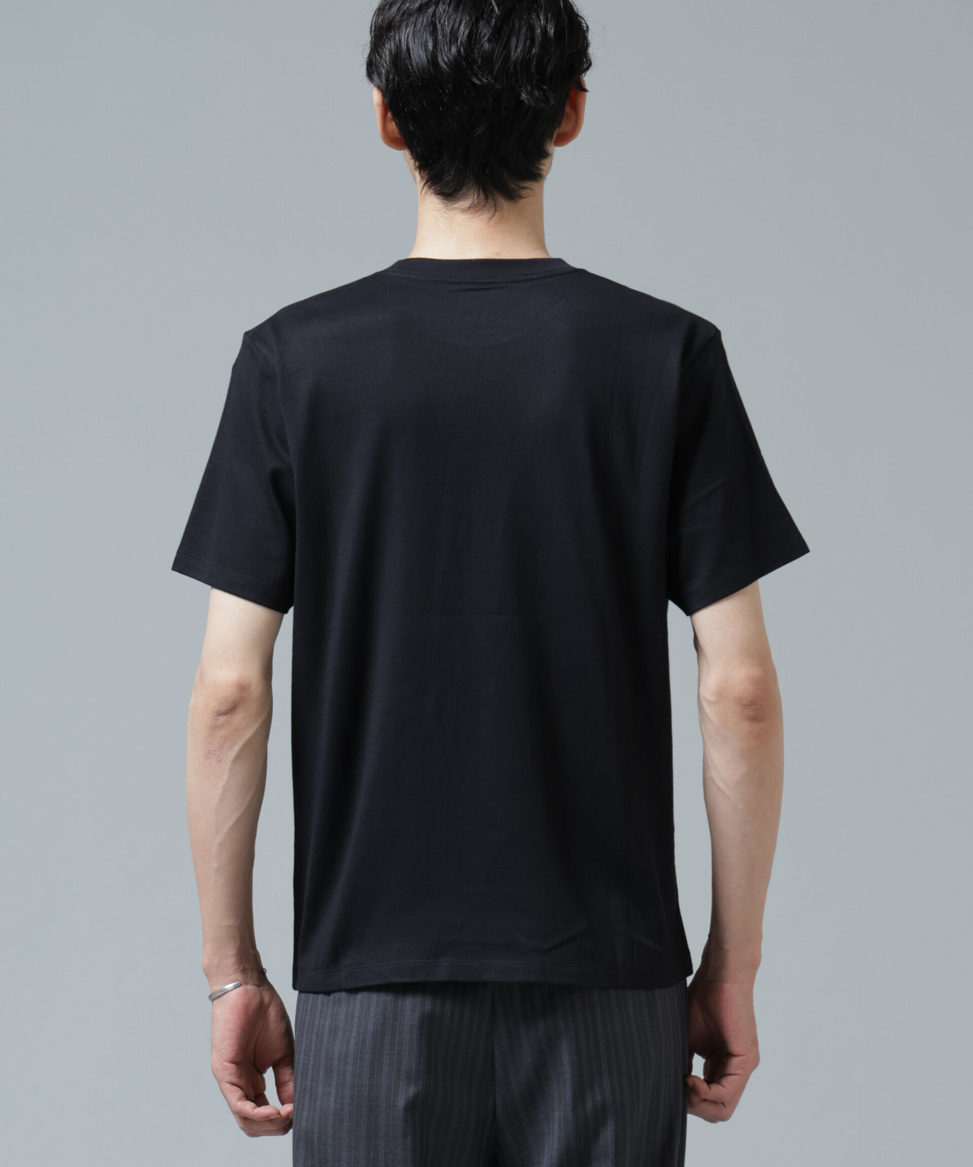 NANO universe「Anti Soaked(R) 汗染み防止 ミドルウェイト 7.1oz レギュラーシルエットTシャツ」|Tシャツ・カットソー|