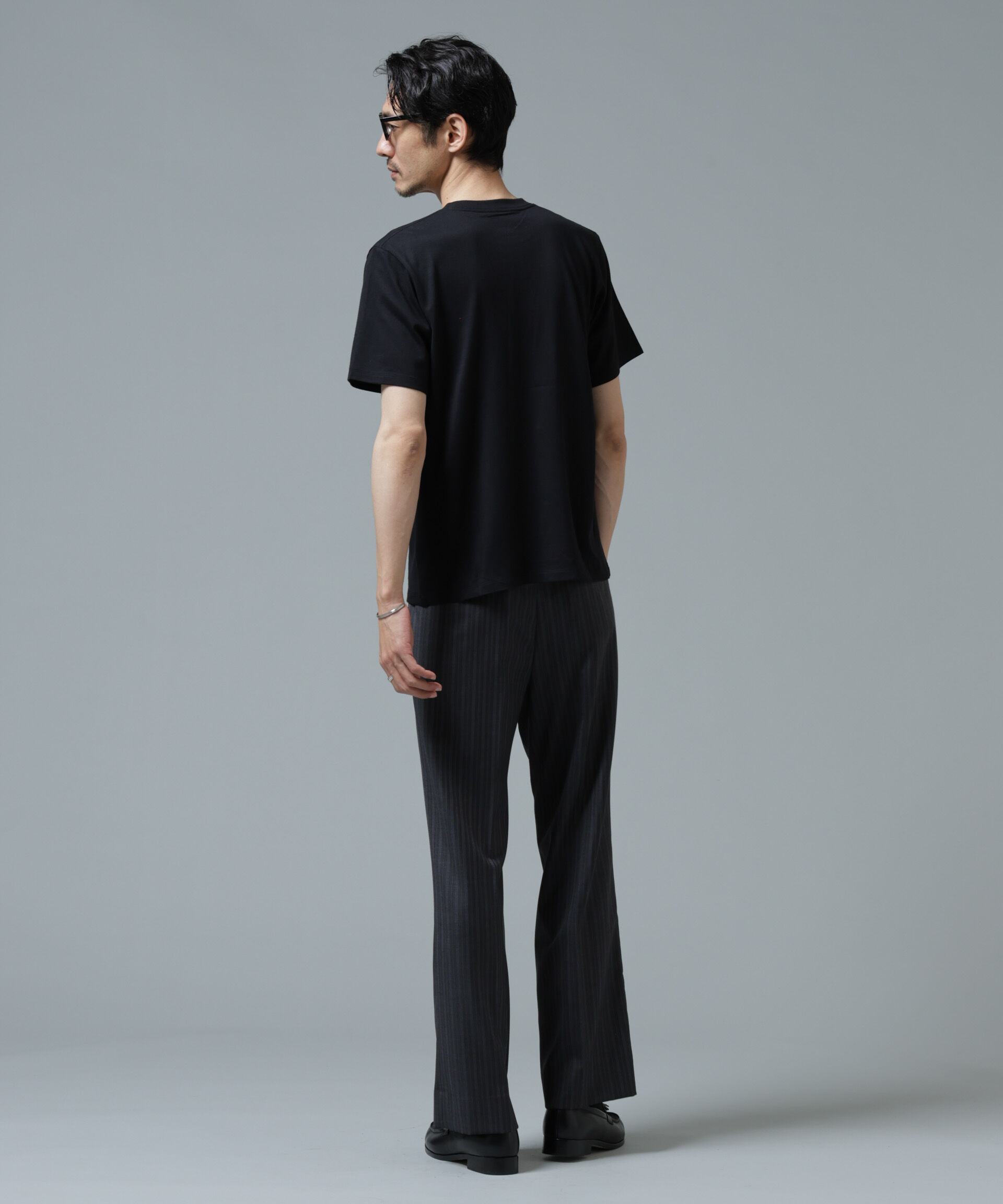 NANO universe「Anti Soaked(R) 汗染み防止 ミドルウェイト 7.1oz レギュラーシルエットTシャツ」|Tシャツ・カットソー|