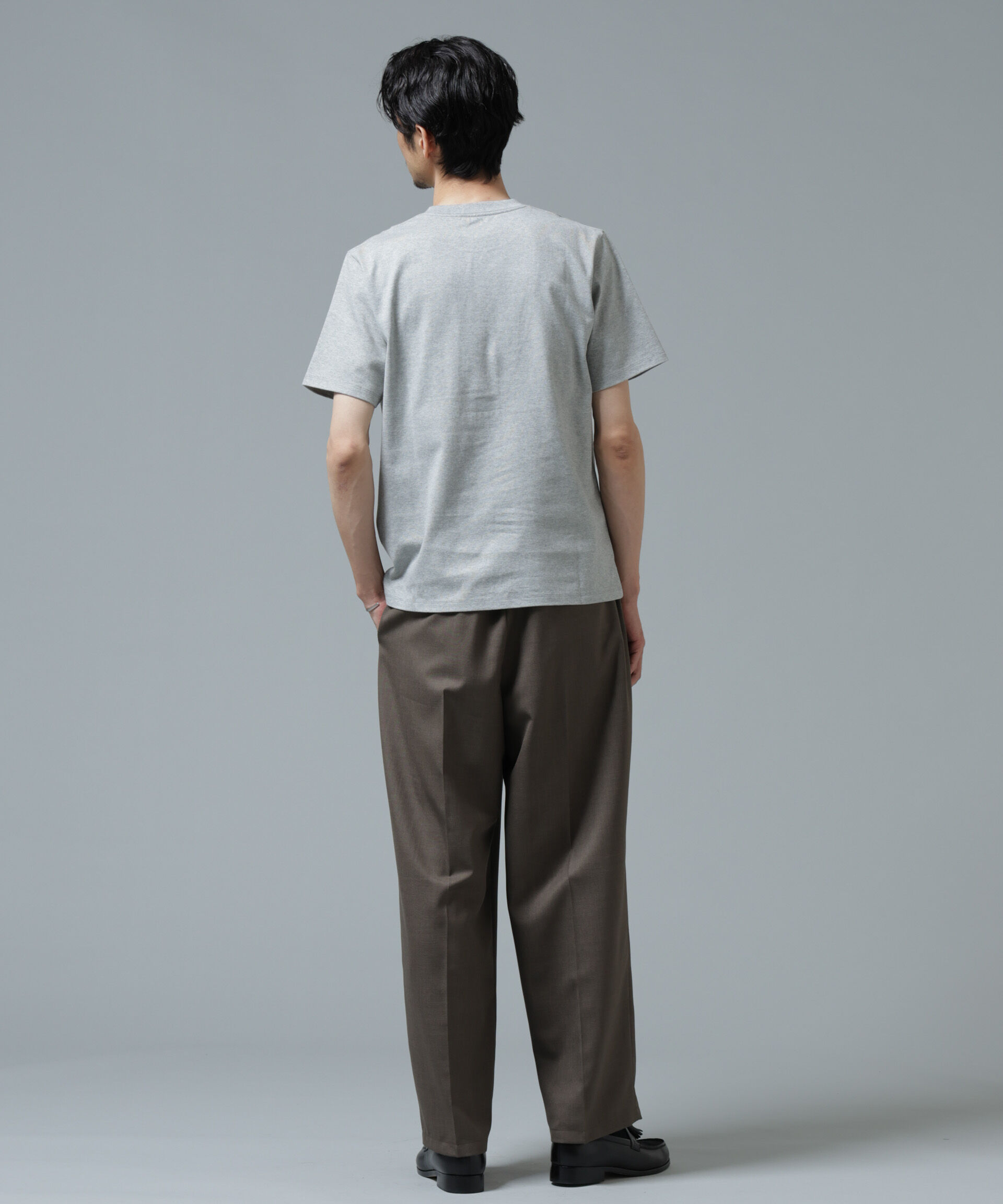 NANO universe「Anti Soaked(R) 汗染み防止 ミドルウェイト 7.1oz レギュラーシルエットTシャツ」|Tシャツ・カットソー|