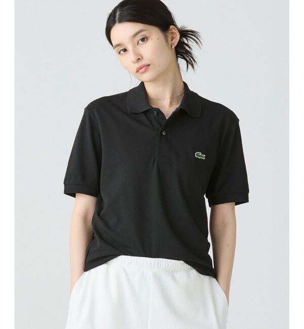 LACOSTE「通気性 イージーケア 軽量鹿の子ピケ L.12.12ライトウェイト半袖ポロシャツ」|ポロシャツ|