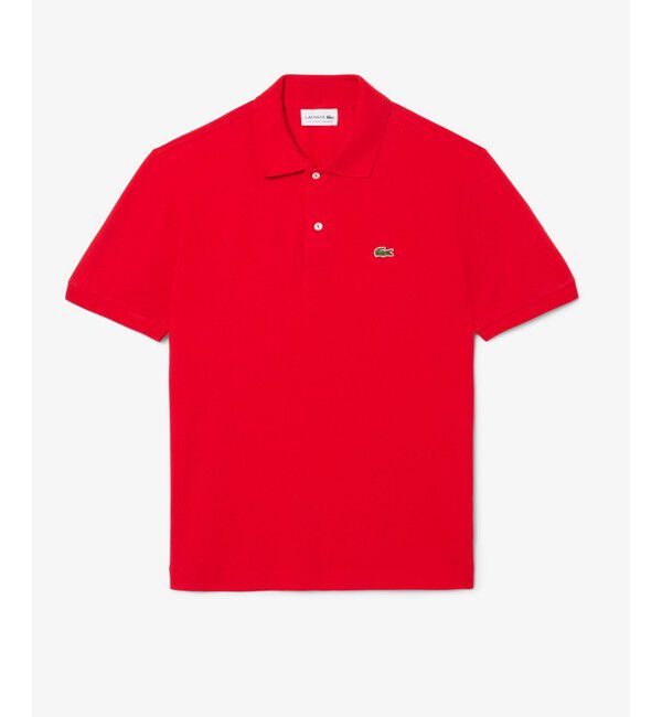LACOSTE「通気性 イージーケア 軽量鹿の子ピケ L.12.12ライトウェイト半袖ポロシャツ」|ポロシャツ|