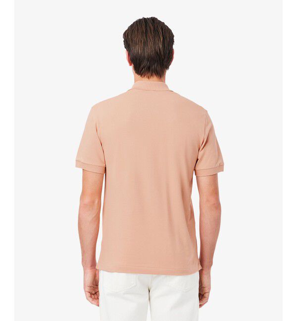 LACOSTE「通気性 イージーケア 軽量鹿の子ピケ L.12.12ライトウェイト半袖ポロシャツ」|ポロシャツ|