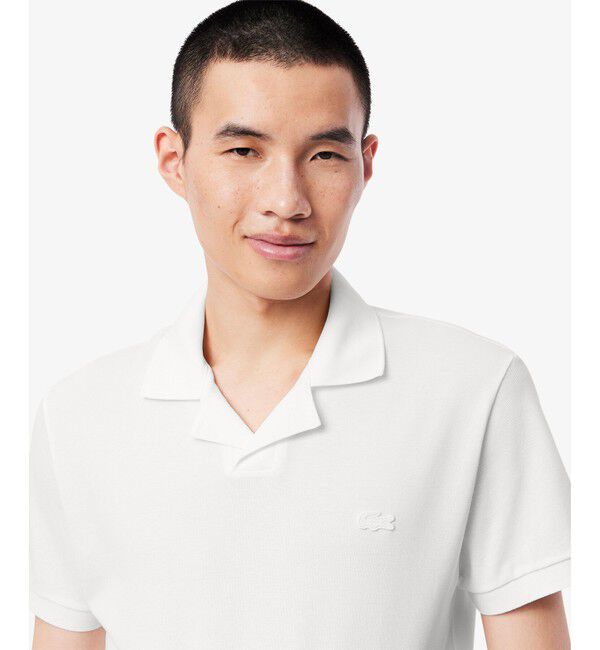 LACOSTE「オープンカラーポロシャツ」|ポロシャツ|