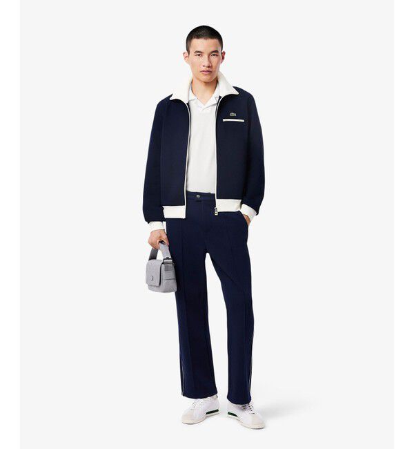 LACOSTE「オープンカラーポロシャツ」|ポロシャツ|