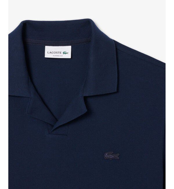 LACOSTE「オープンカラーポロシャツ」|ポロシャツ|