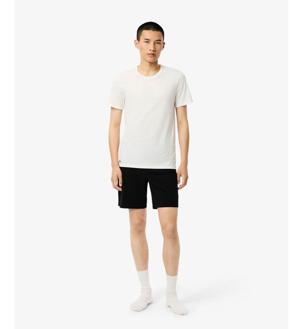 LACOSTE「【EC only】エッセンシャル クルーネックTシャツ 3Pセット」|Tシャツ・カットソー|