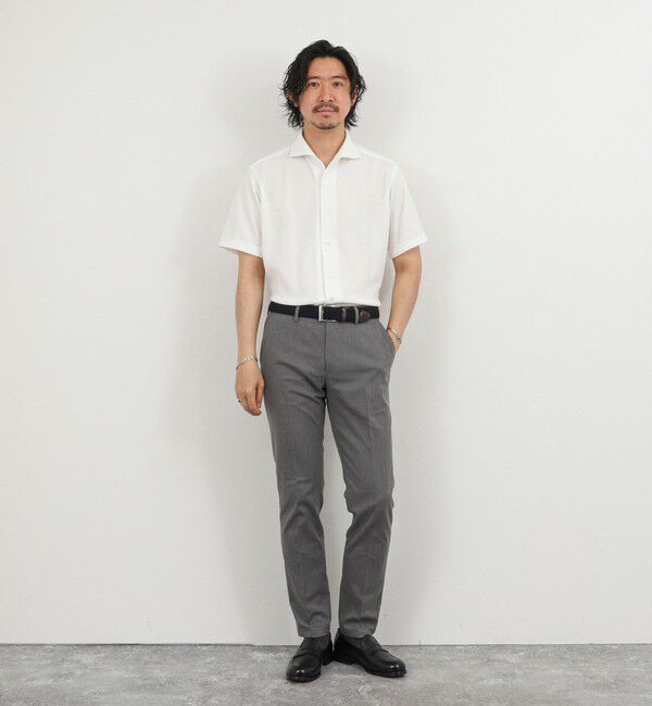 NOLLEY'S goodman「《ビジカジ対応》リンクス イタリアンカラーSS 半袖シャツ26SS」|シャツ・ブラウス|