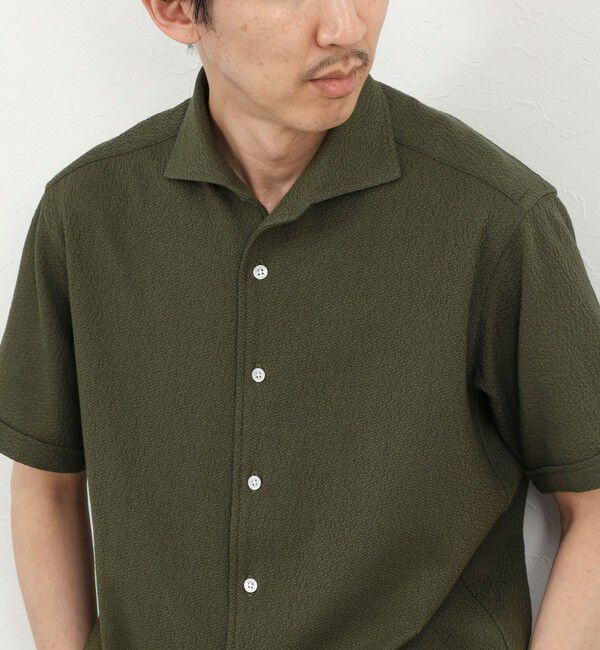 NOLLEY'S goodman「《ビジカジ対応》リンクス イタリアンカラーSS 半袖シャツ26SS」|シャツ・ブラウス|
