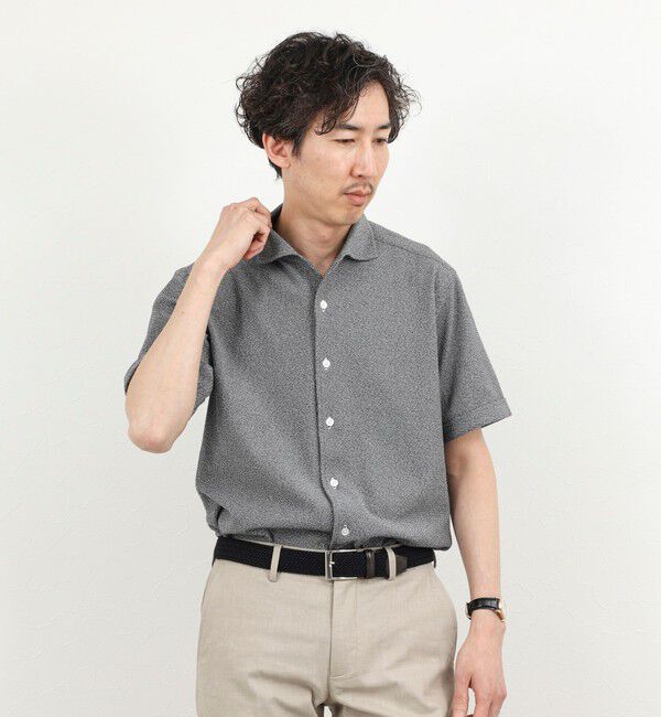 NOLLEY'S goodman「《ビジカジ対応》リンクス イタリアンカラーSS 半袖シャツ26SS」|シャツ・ブラウス|