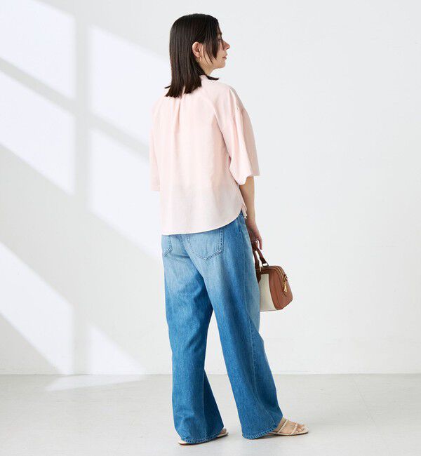 NOLLEY'S「【BECシリーズ】ウォッシャブル袖2ＷAYシアーボイルブラウス」|シャツ・ブラウス|
