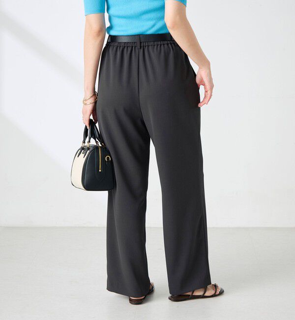 NOLLEY'S sophi「《セットアップ対応》NEW morisachiウォッシャブルツイルイージーワイドパンツ」|その他|