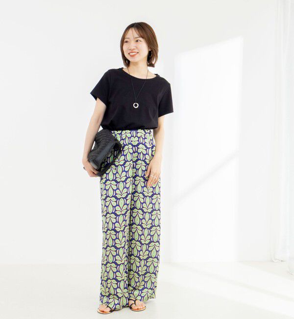 NOLLEY'S「《ノーリーズオリジナル美容Tシャツ》シルクアミノ酸加工Ｔシャツ」|Tシャツ・カットソー|