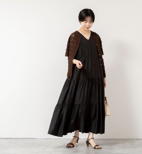 NOLLEY'S sophi「 【一部WEB限定カラー】ウォッシャブルシアーローンティアード2WAYワンピース」|ワンピース|
