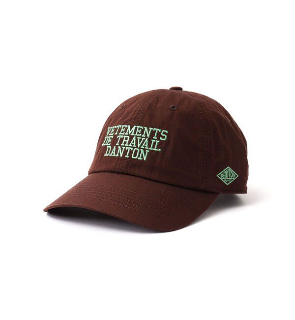 NOLLEY'S goodman「【DANTON/ダントン】＃DT-H0377 DCN 6P LOGO CAP」|キャップ・キャスケット|ブラウン