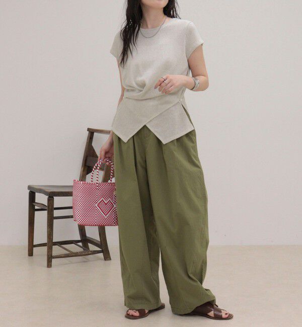 fredy emue「ニットソーカシュクールプルオーバー」|Tシャツ・カットソー|