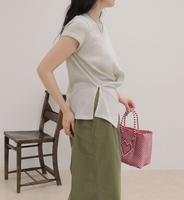 fredy emue「ニットソーカシュクールプルオーバー」|Tシャツ・カットソー|