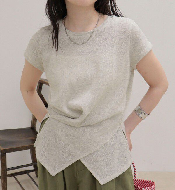 fredy emue「ニットソーカシュクールプルオーバー」|Tシャツ・カットソー|
