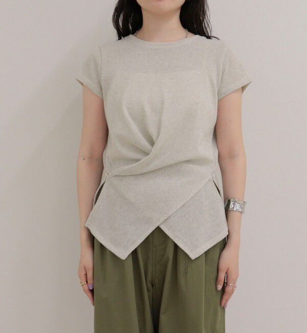 fredy emue「ニットソーカシュクールプルオーバー」|Tシャツ・カットソー|