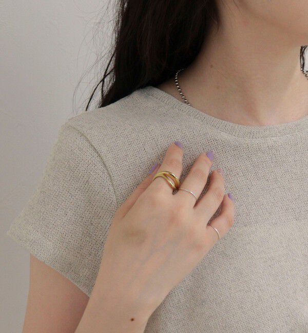 fredy emue「ニットソーカシュクールプルオーバー」|Tシャツ・カットソー|
