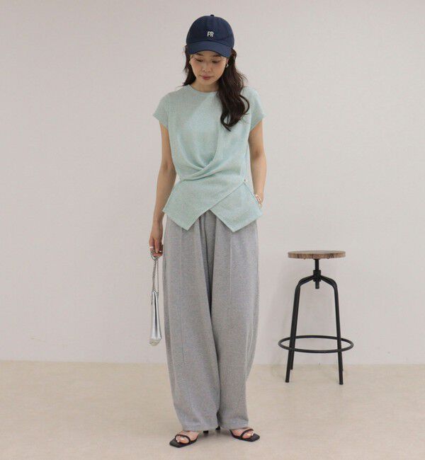 fredy emue「ニットソーカシュクールプルオーバー」|Tシャツ・カットソー|