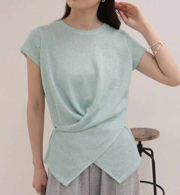 fredy emue「ニットソーカシュクールプルオーバー」|Tシャツ・カットソー|