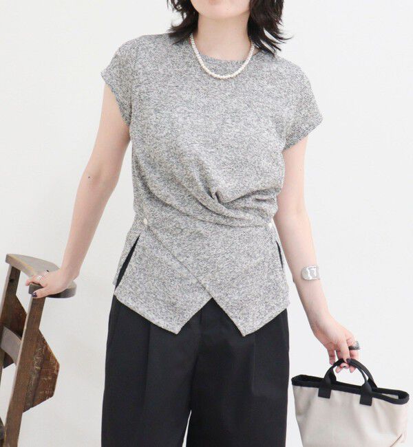 fredy emue「ニットソーカシュクールプルオーバー」|Tシャツ・カットソー|