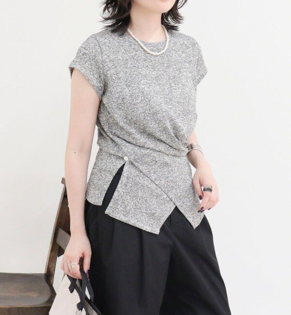 fredy emue「ニットソーカシュクールプルオーバー」|Tシャツ・カットソー|