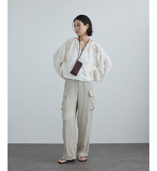 SALON adam et rope'「【WEB限定】2WAYニットジャガードトート / 軽量」|トートバッグ|