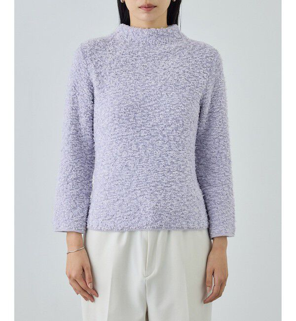 ROPE「【COOHEM(コーヘン)】COTTON FANCY YARN HIGH NECK KNIT」|ニット・セーター|